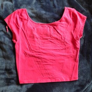 American Eagle Pink Crop top